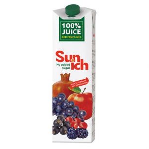 آبمیوه – مخلوط میوه های قرمز 1000ml سن ایچ